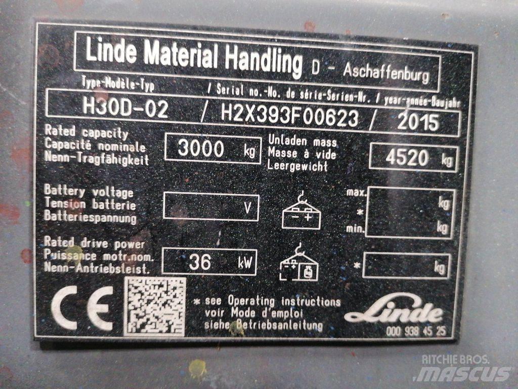 Linde H30D-02 ディーゼル・軽油