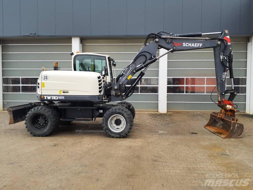 Schaeff TW 110 ホイール式油圧ショベル（パワーショベル・ユンボ・バックホー）