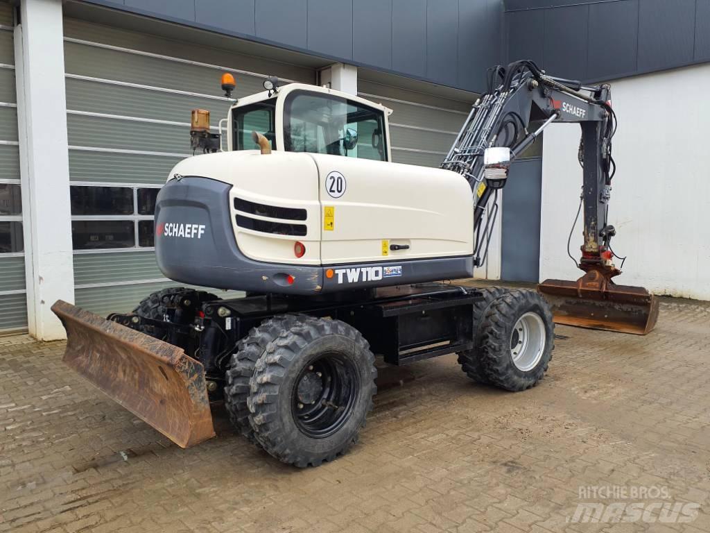 Schaeff TW 110 ホイール式油圧ショベル（パワーショベル・ユンボ・バックホー）