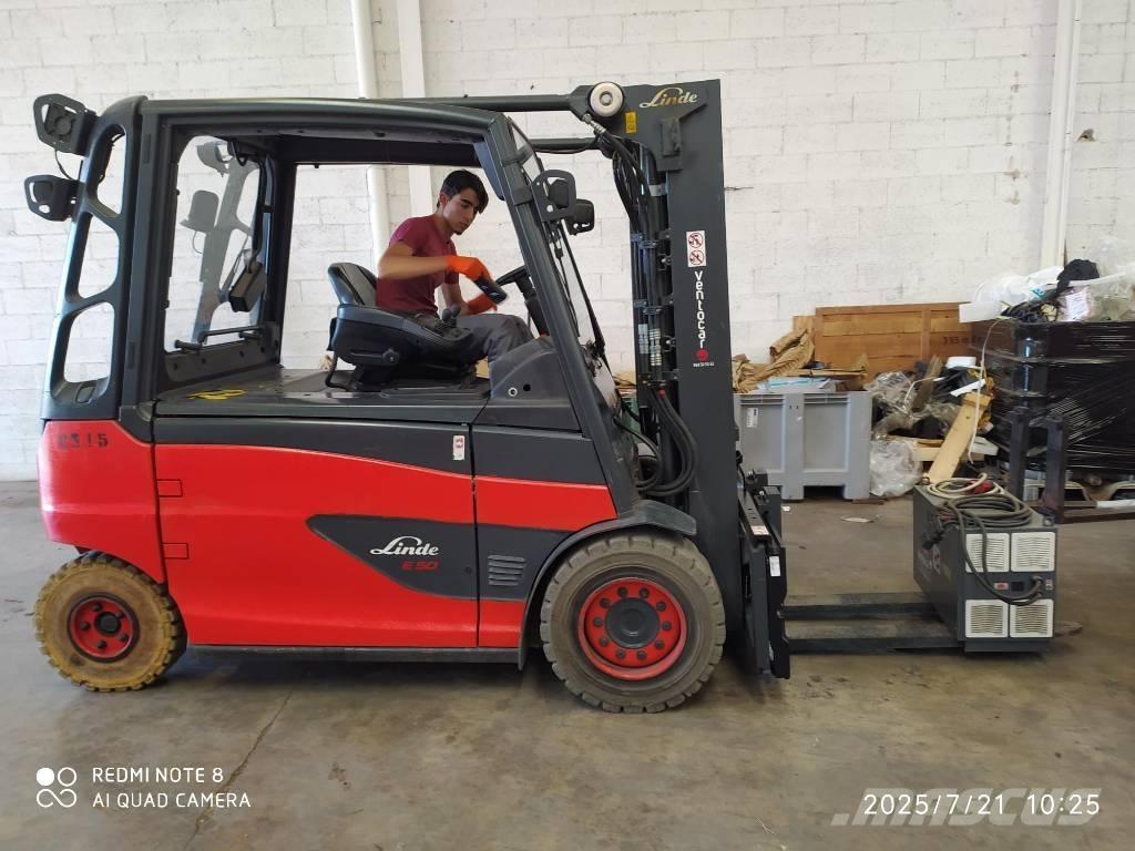 Linde E50/600 L バッテリーフォークリフト