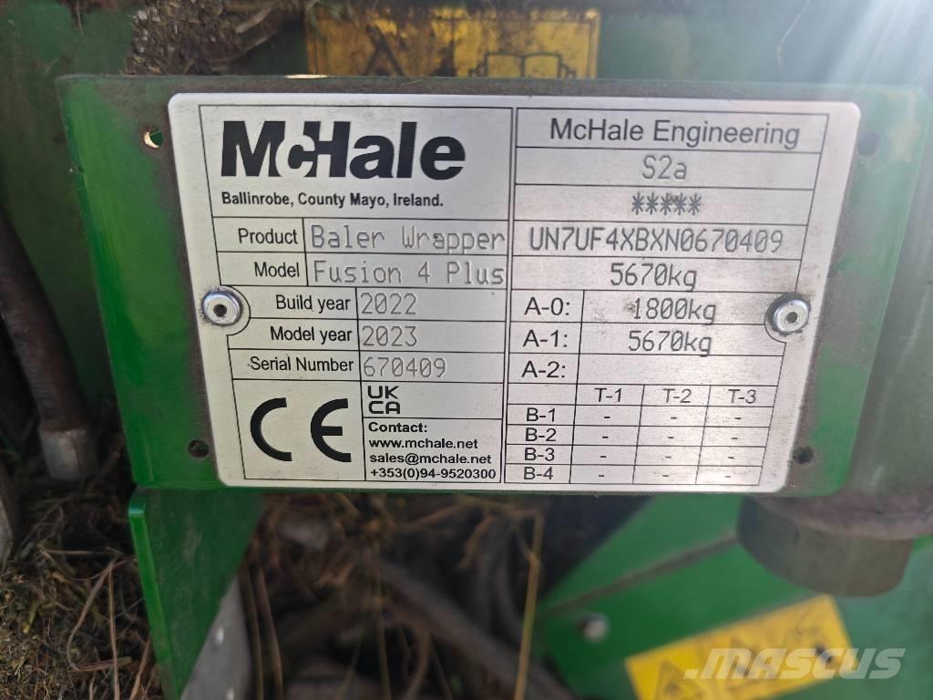 McHale Fusion 4 Plus ラウンドベーラー
