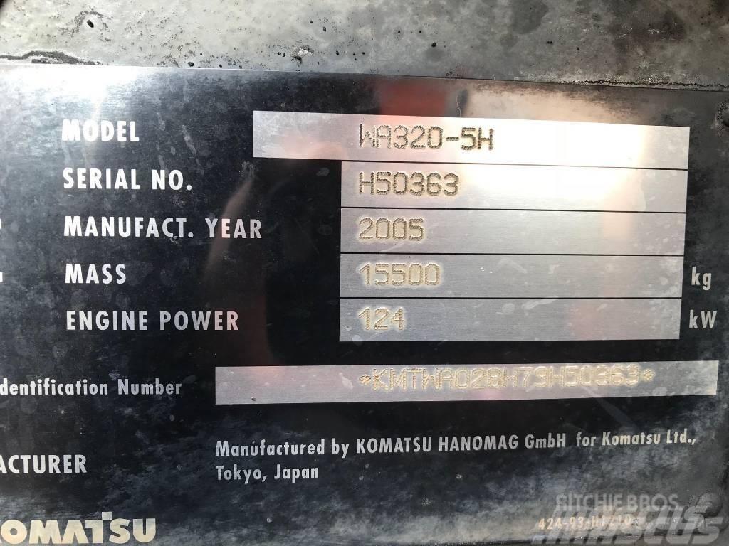 Komatsu WA320-5H ホイールローダー・タイヤショベル