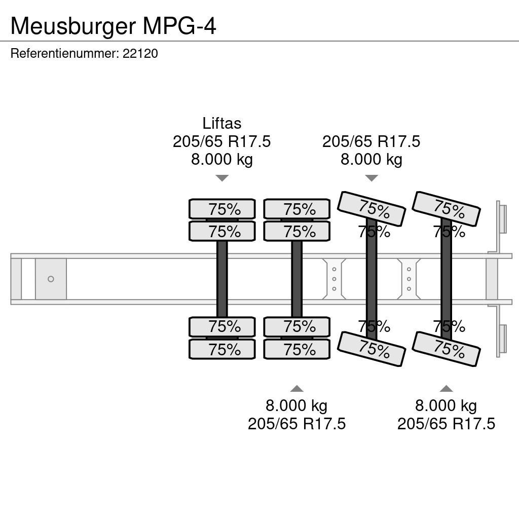 Meusburger MPG-4 ローローダーセミトレーラー