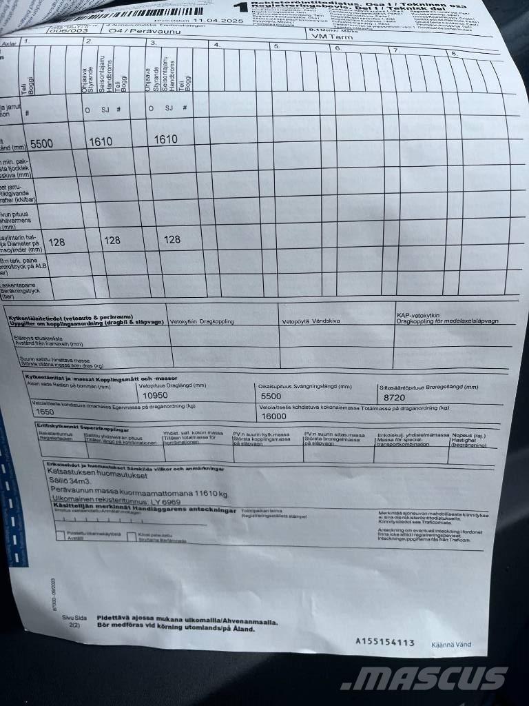 Volvo FH 13 540 中古トラクターヘッド | トレーラーヘッド