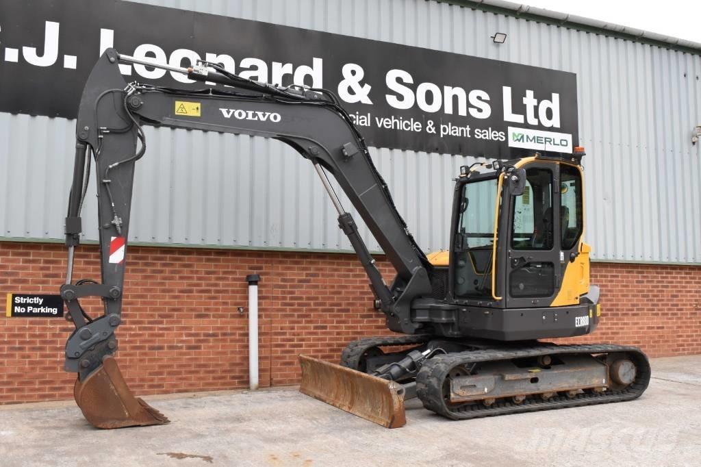Volvo ECR 88 D 中型油圧ショベル 7ｔ-12ｔ（ユンボ・パワーショベル・バックホー）