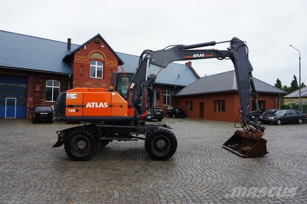 Atlas 160 W ホイール式油圧ショベル（パワーショベル・ユンボ・バックホー）
