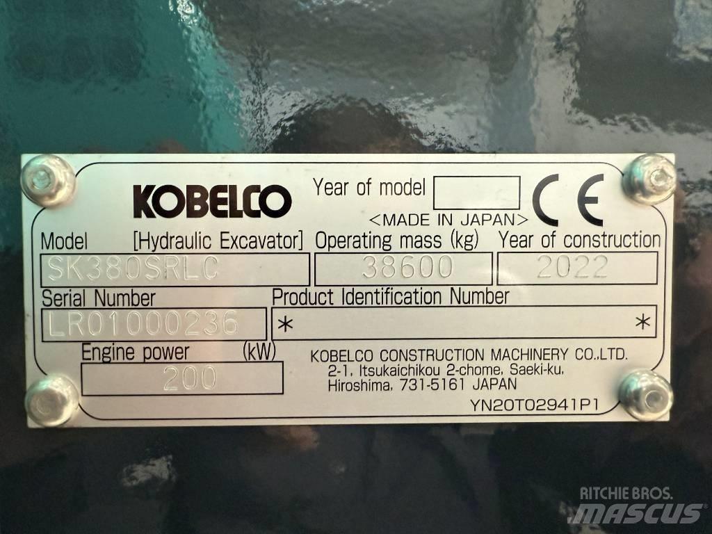 Kobelco SK380SRLC 大型油圧ショベル12t以上（パワーショベル・ユンボ）