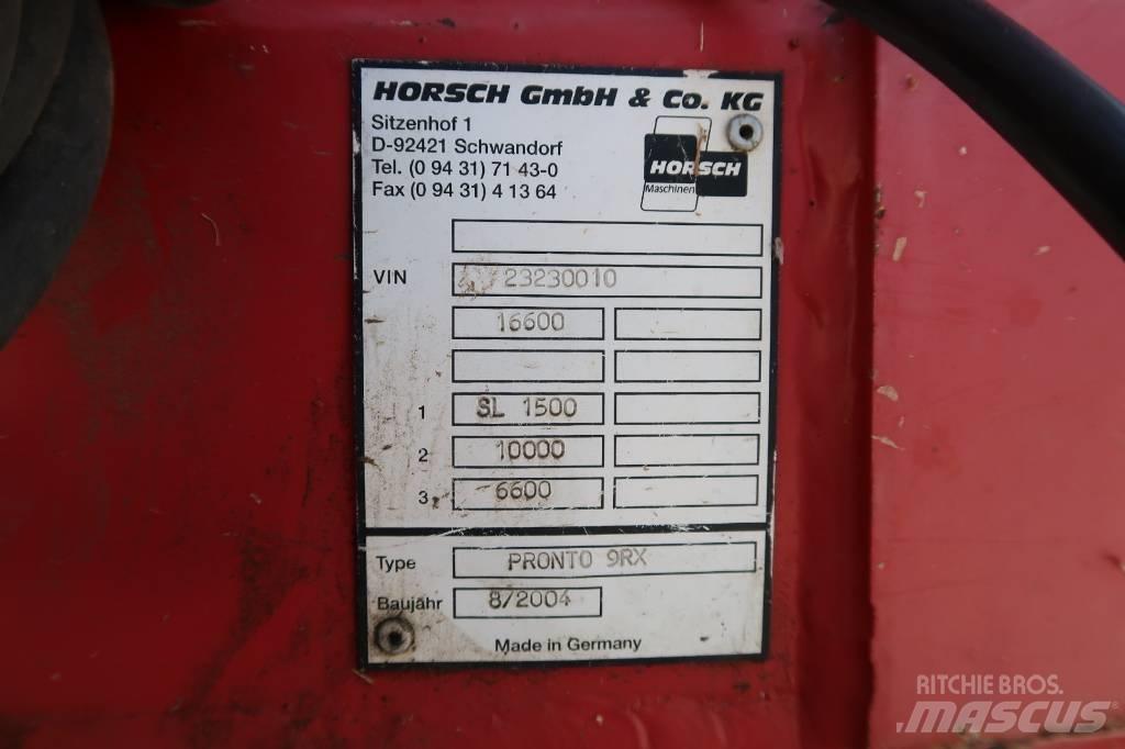 Horsch Pronto 9 RX 種蒔き機械