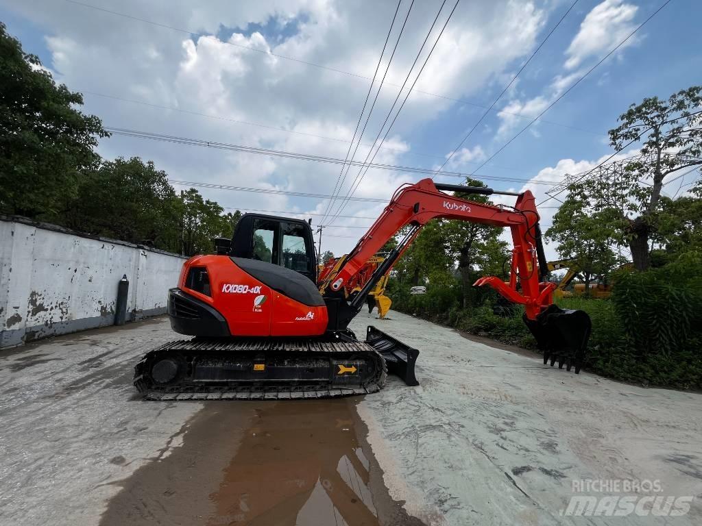 Kubota KX 080-3 中型油圧ショベル 7ｔ-12ｔ（ユンボ・パワーショベル・バックホー）