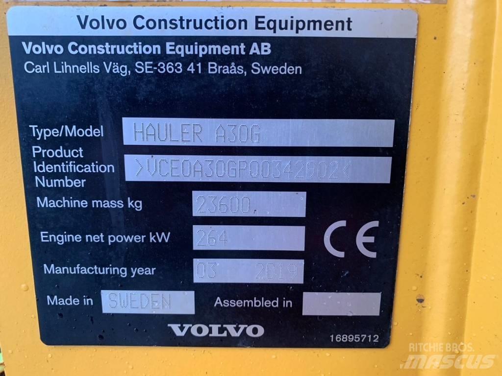 Volvo A 30 G アーティキュレート式ダンプトラック