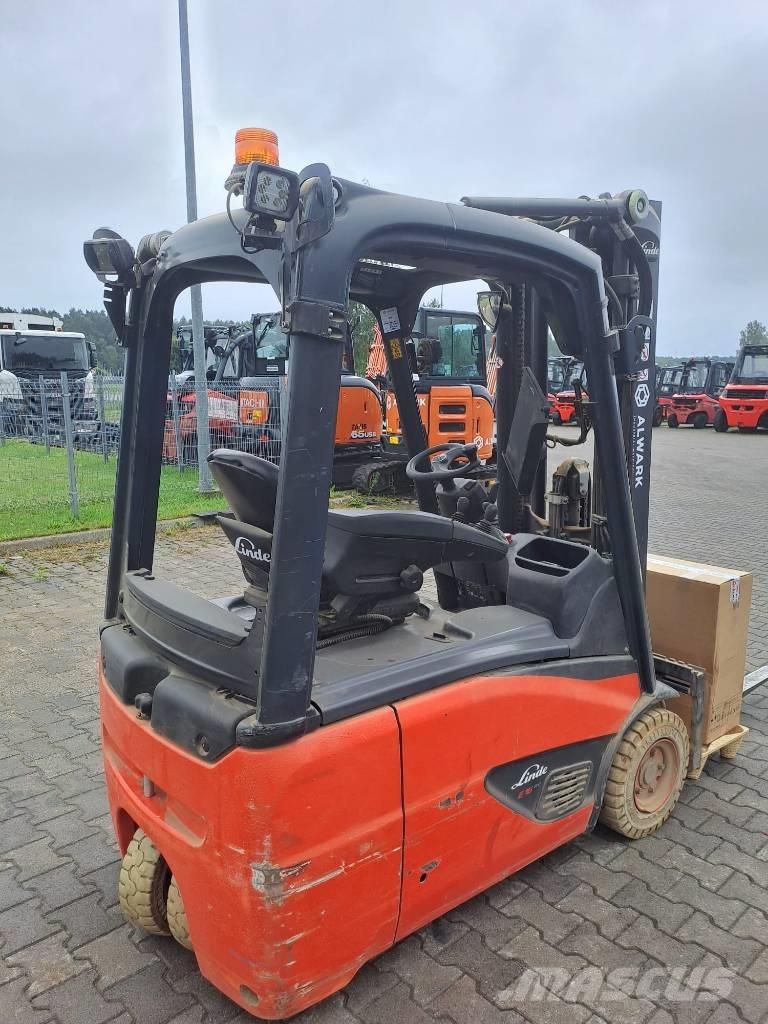 Linde E 16 バッテリーフォークリフト