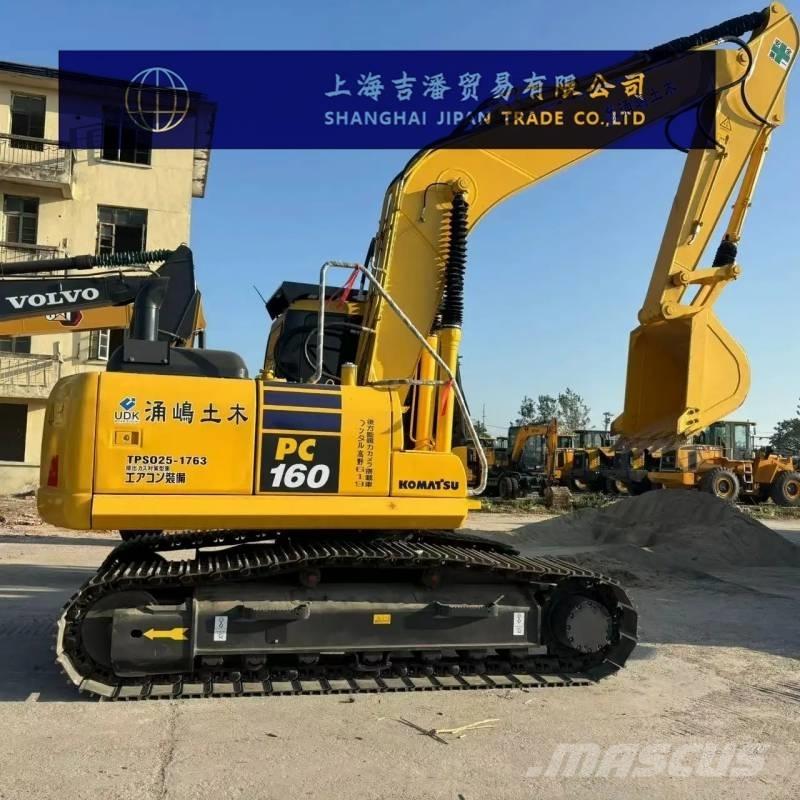 Komatsu PC 160 中型油圧ショベル 7ｔ-12ｔ（ユンボ・パワーショベル・バックホー）