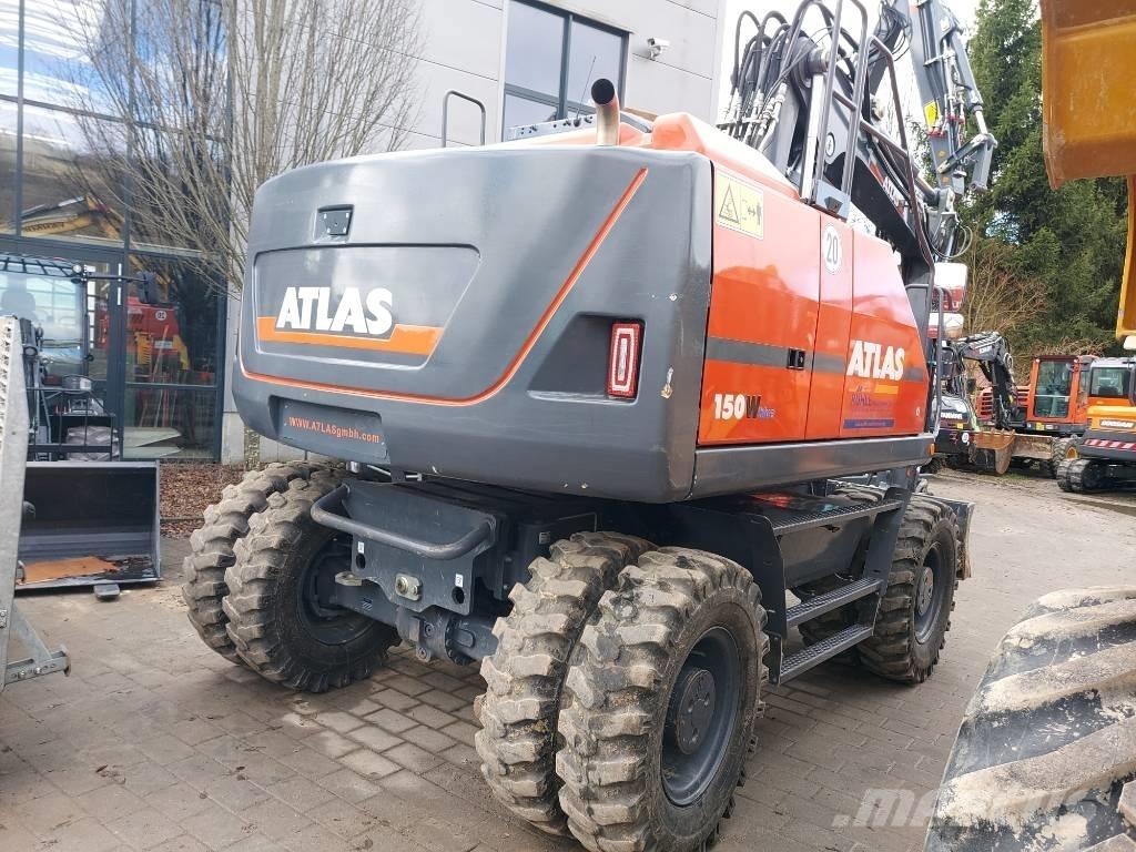 Atlas 150 W ホイール式油圧ショベル（パワーショベル・ユンボ・バックホー）