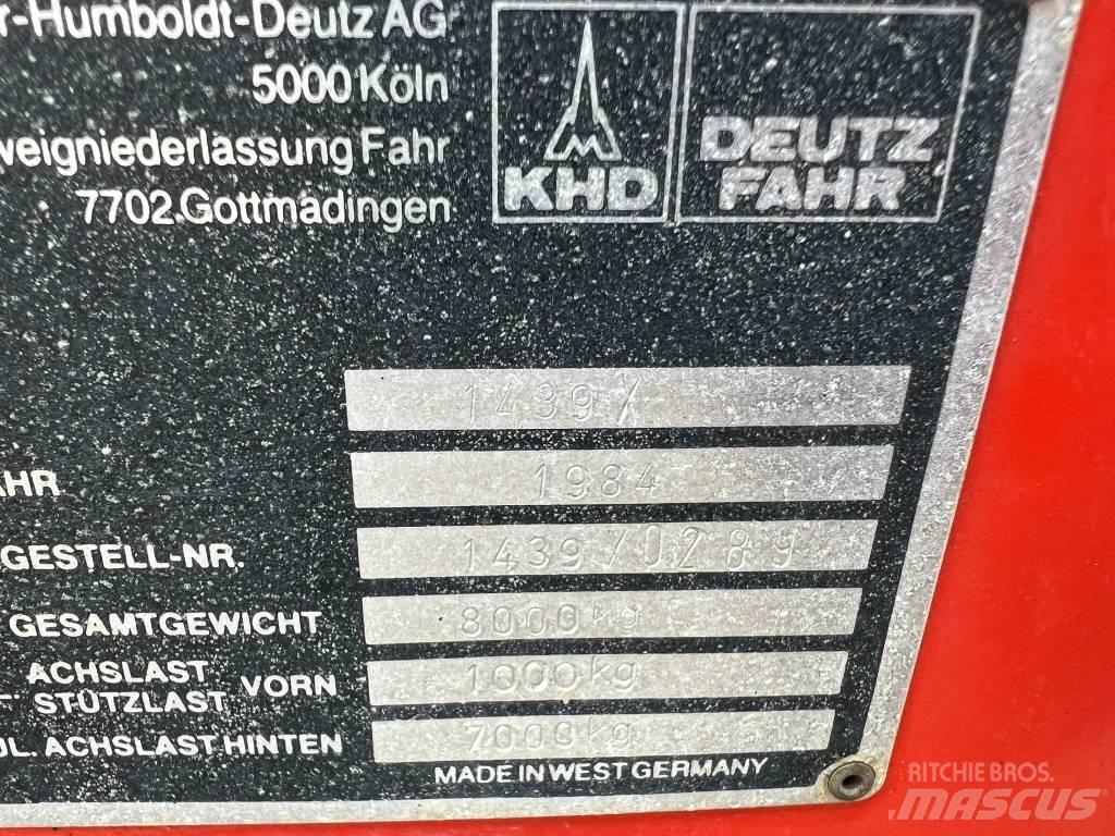 Deutz-Fahr F 570 セルフローディングトレーラー