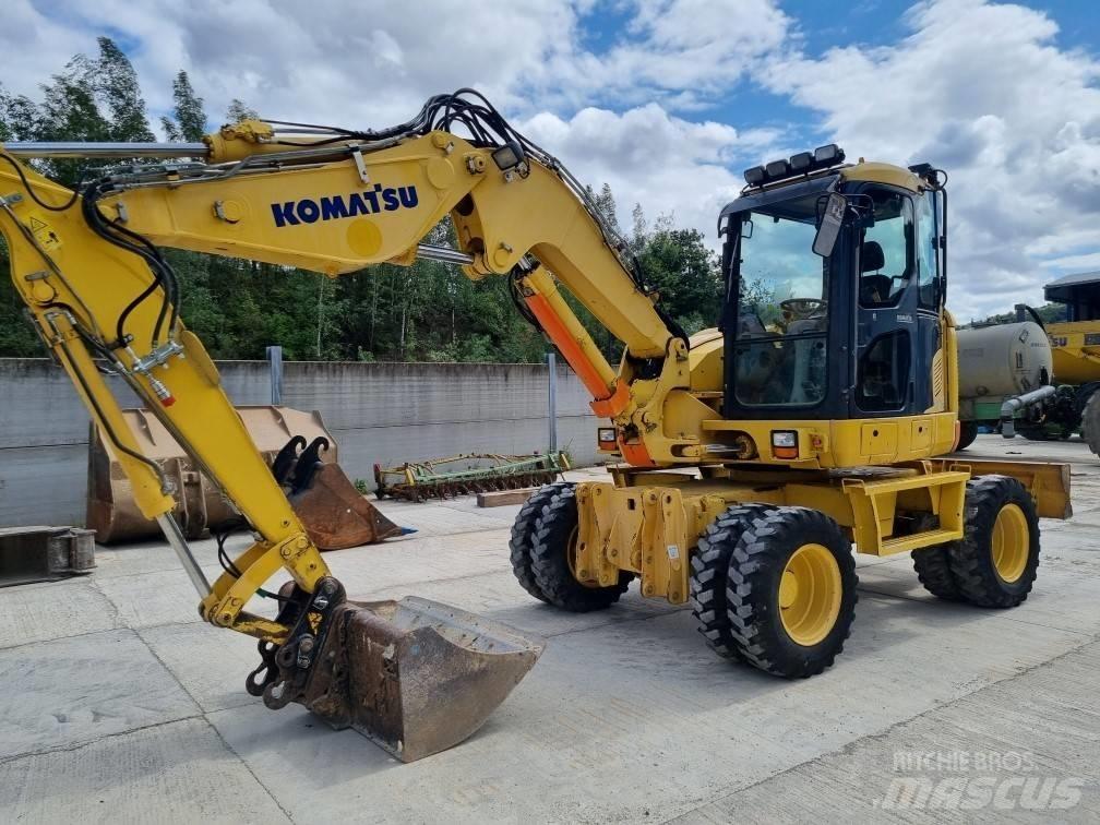 Komatsu PW 118 MR-8 ホイール式油圧ショベル（パワーショベル・ユンボ・バックホー）