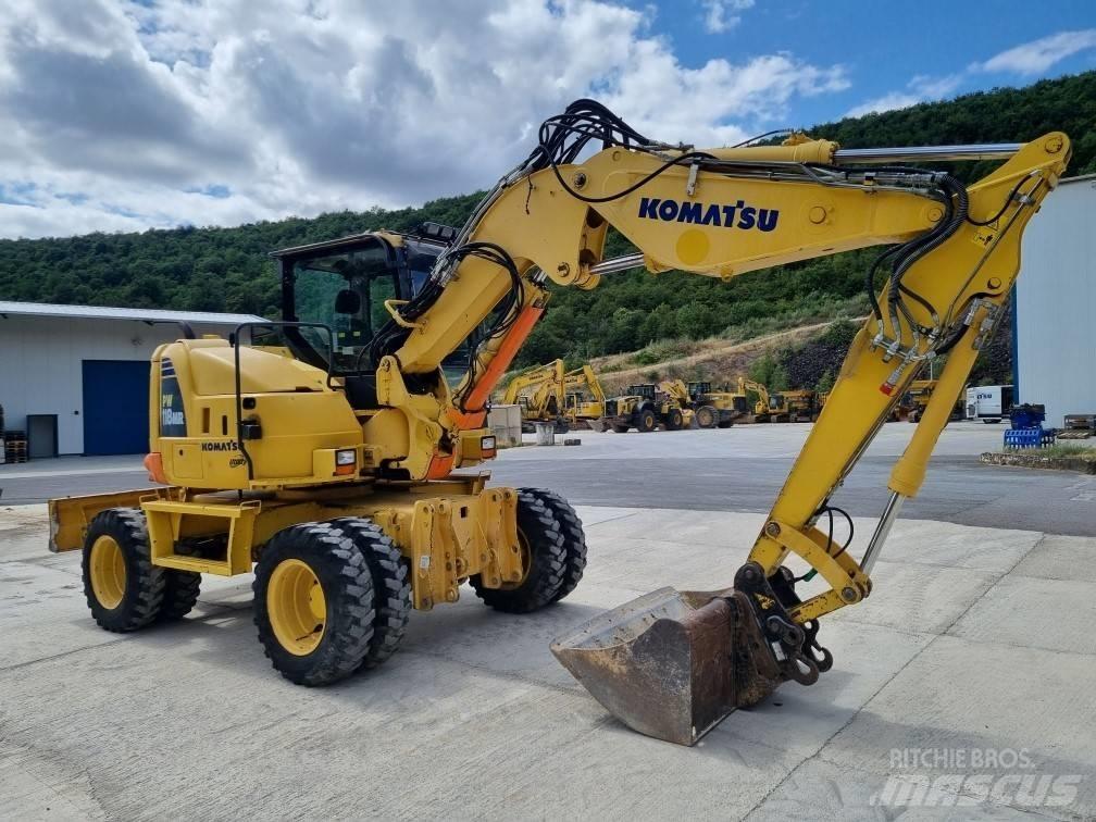 Komatsu PW 118 MR-8 ホイール式油圧ショベル（パワーショベル・ユンボ・バックホー）