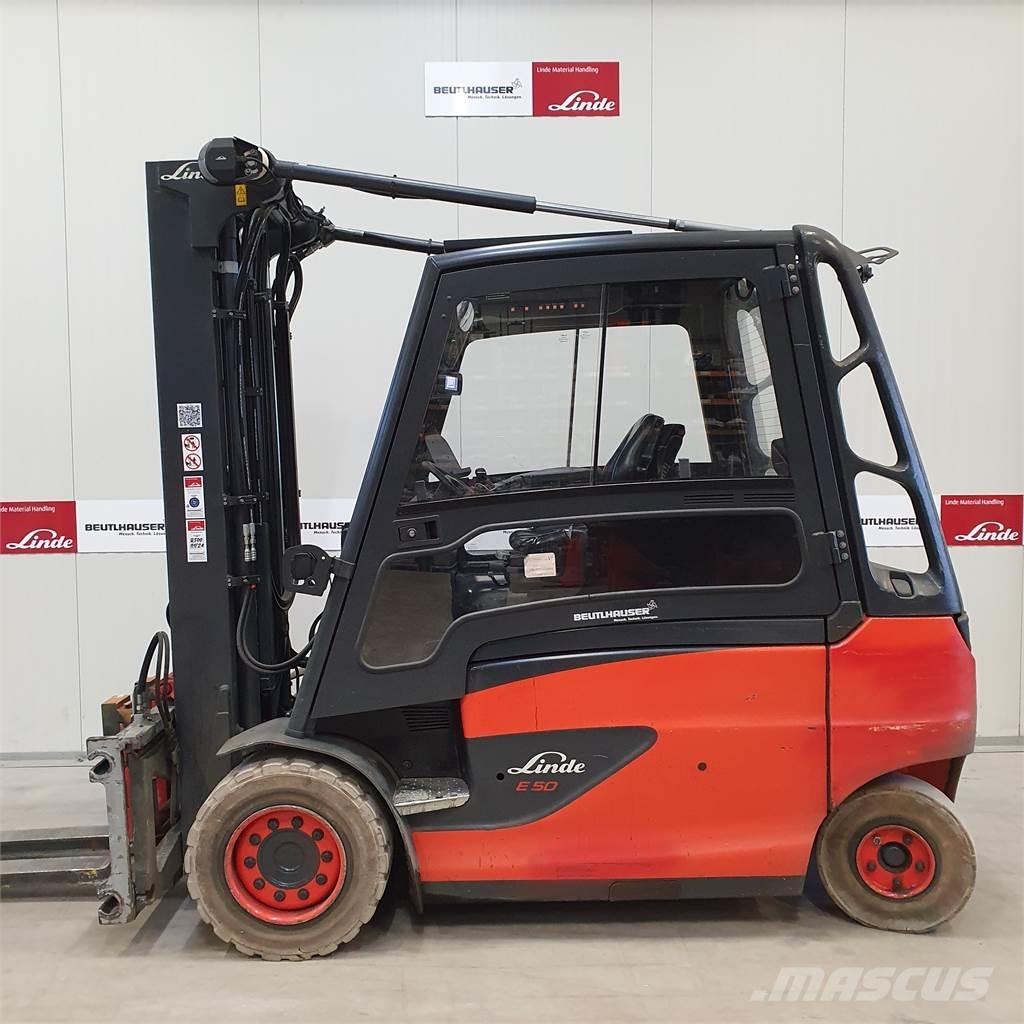 Linde E50/600HL バッテリーフォークリフト