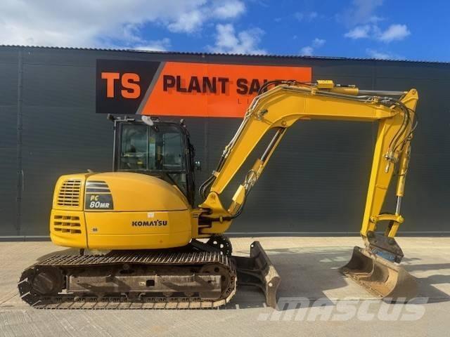 Komatsu PC 88 MR 中型油圧ショベル 7ｔ-12ｔ（ユンボ・パワーショベル・バックホー）