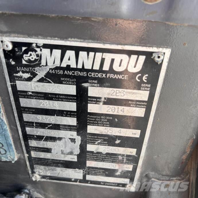 Manitou MT 625 テレスコーピックハンドラー