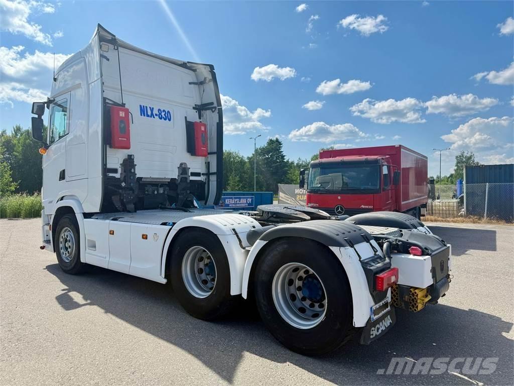 Scania S580 6x4 中古トラクターヘッド | トレーラーヘッド