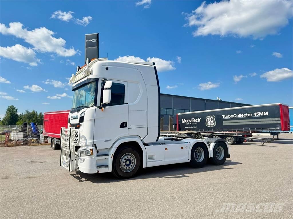 Scania S580 6x4 中古トラクターヘッド | トレーラーヘッド