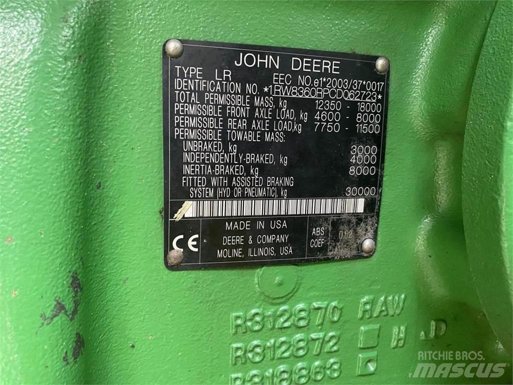 John Deere 8360R トラクター