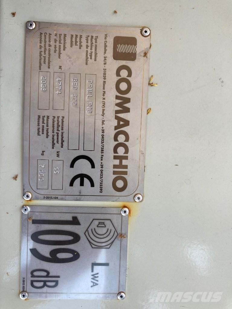 Comacchio Geo600 井戸掘削機