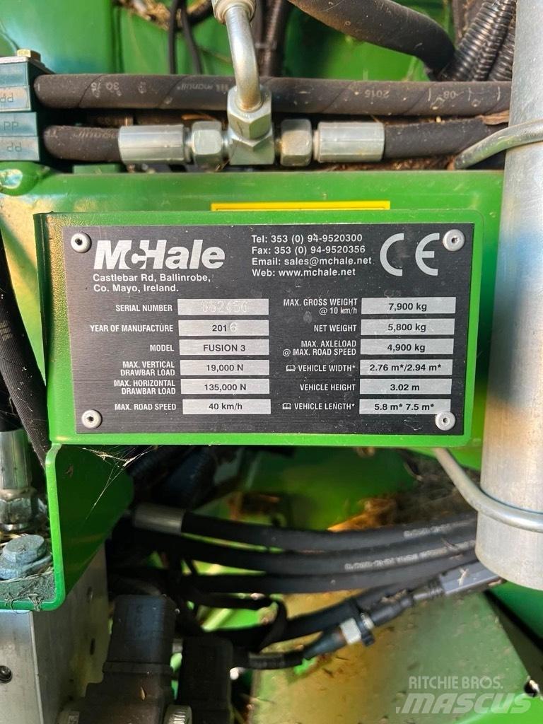McHale Fusion 3 Plus ラウンドベーラー