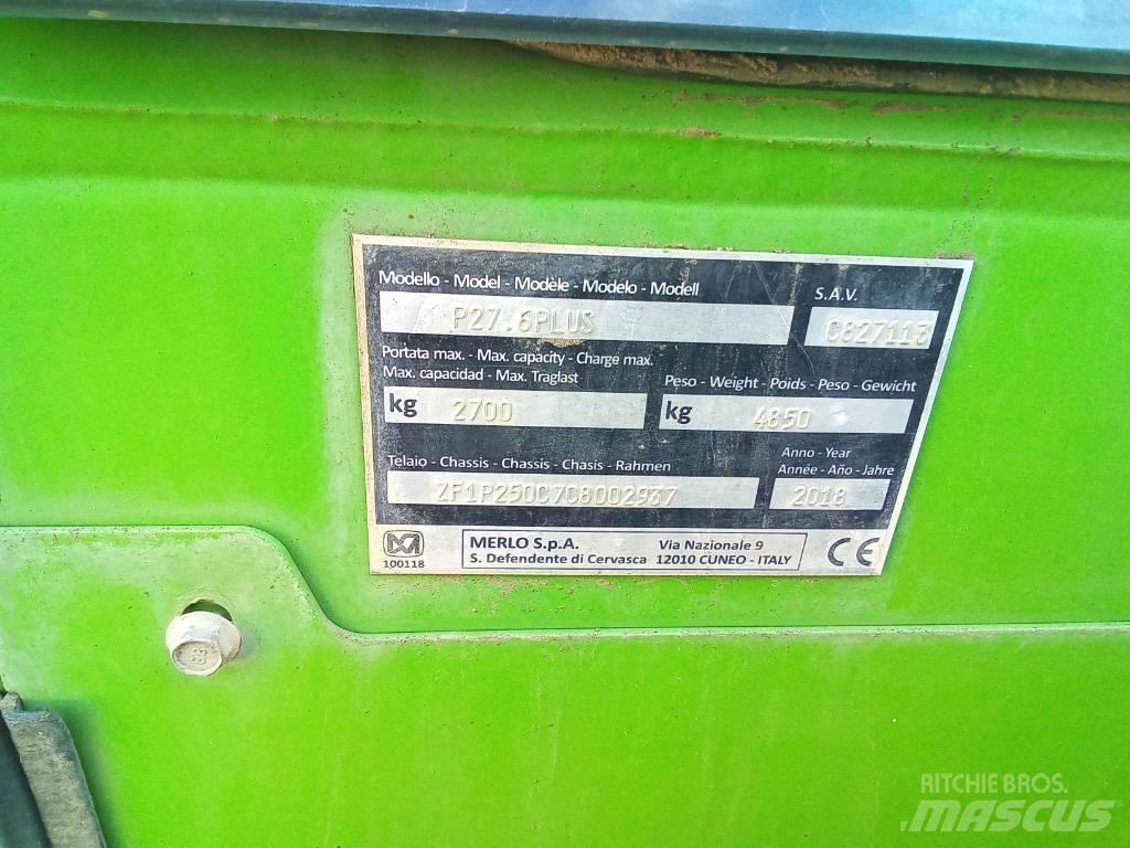Merlo P 27.6 Plus テレスコーピックハンドラー