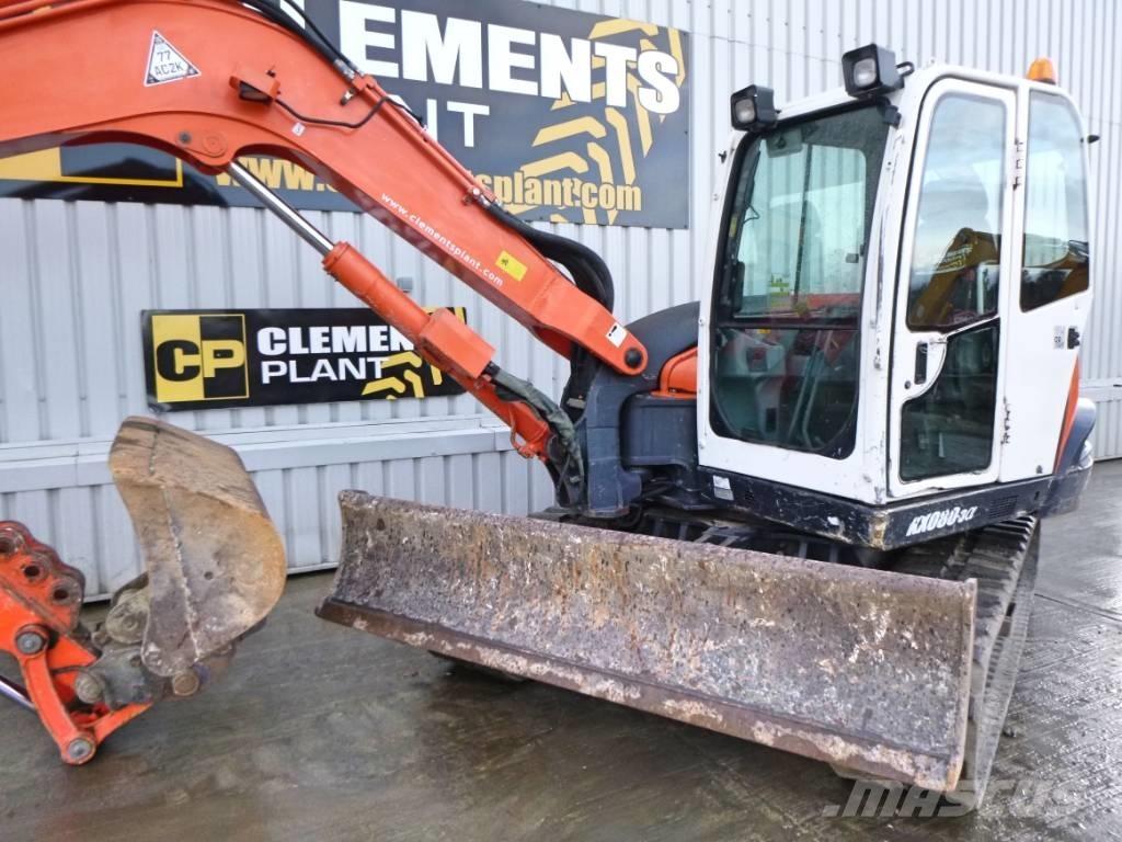 Kubota KX 080-3 A 中型油圧ショベル 7ｔ-12ｔ（ユンボ・パワーショベル・バックホー）