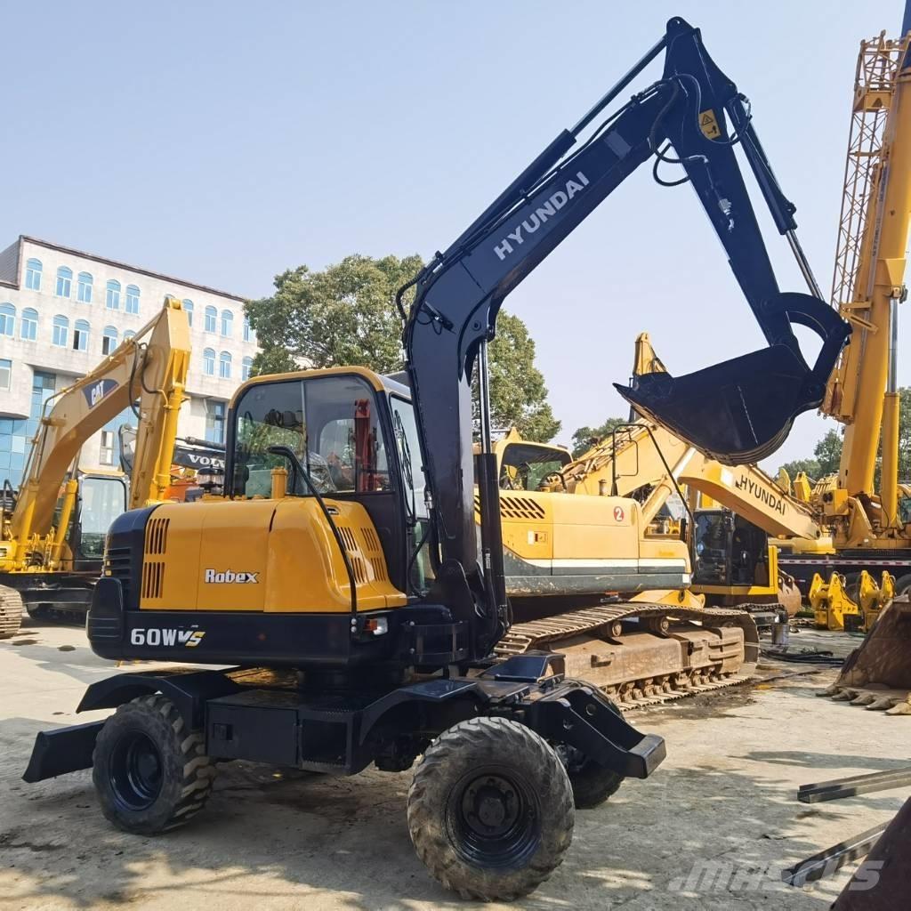 Hyundai R60W-9 ホイール式油圧ショベル（パワーショベル・ユンボ・バックホー）