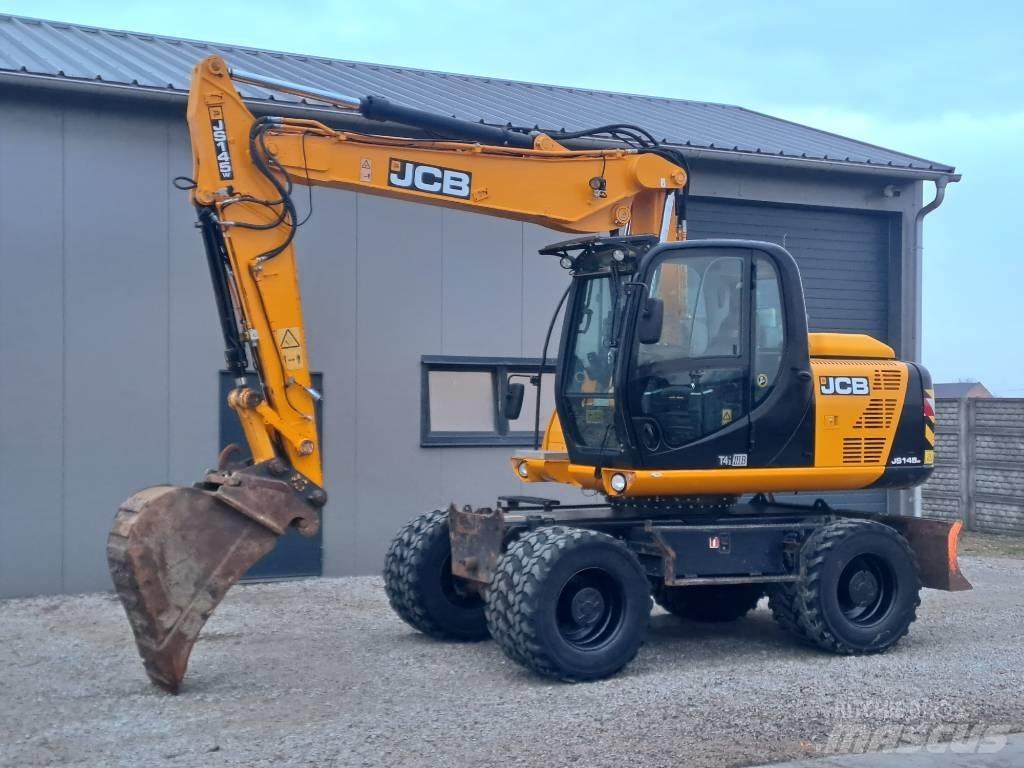 JCB JS145 W ホイール式油圧ショベル（パワーショベル・ユンボ・バックホー）