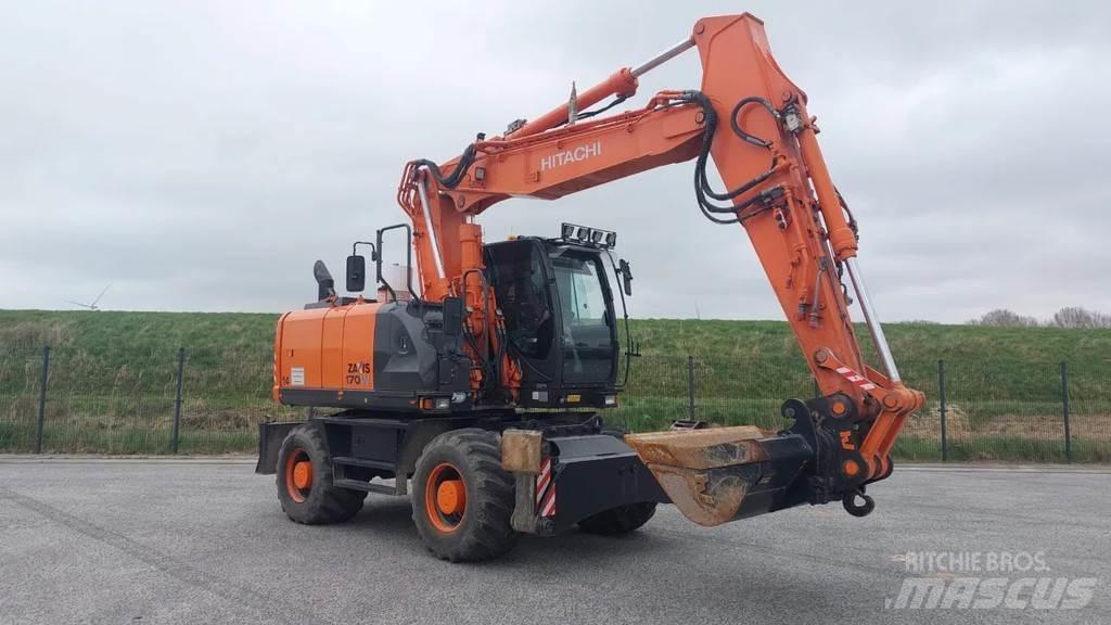 Hitachi ZX 170W-5B ホイール式油圧ショベル（パワーショベル・ユンボ・バックホー）
