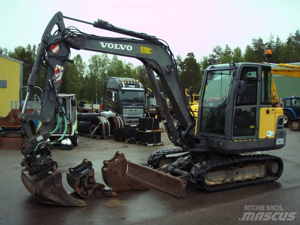 Volvo EC 55 C ミニ油圧ショベル 7t以下（ミニユンボ・ミニディガー）