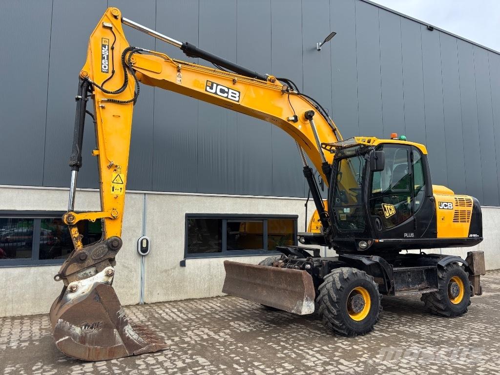 JCB JS 160 W ホイール式油圧ショベル（パワーショベル・ユンボ・バックホー）