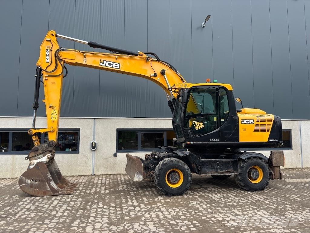 JCB JS 160 W ホイール式油圧ショベル（パワーショベル・ユンボ・バックホー）
