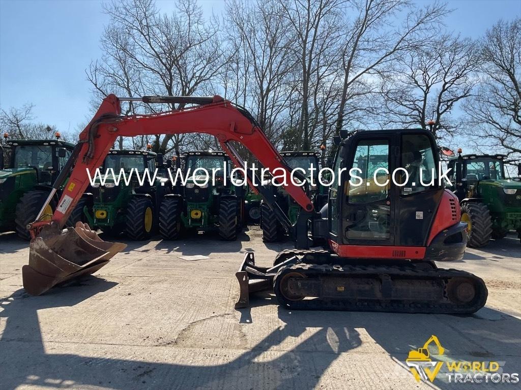 Kubota KX 080-4 中型油圧ショベル 7ｔ-12ｔ（ユンボ・パワーショベル・バックホー）
