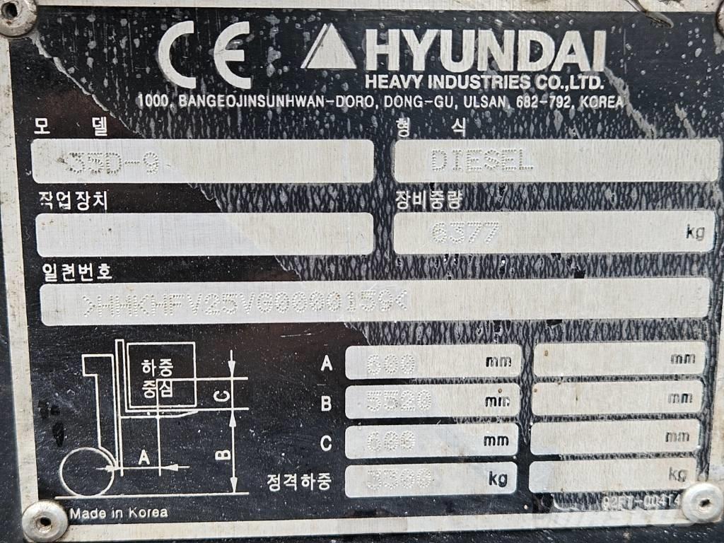 Hyundai 35d-9 ディーゼル・軽油