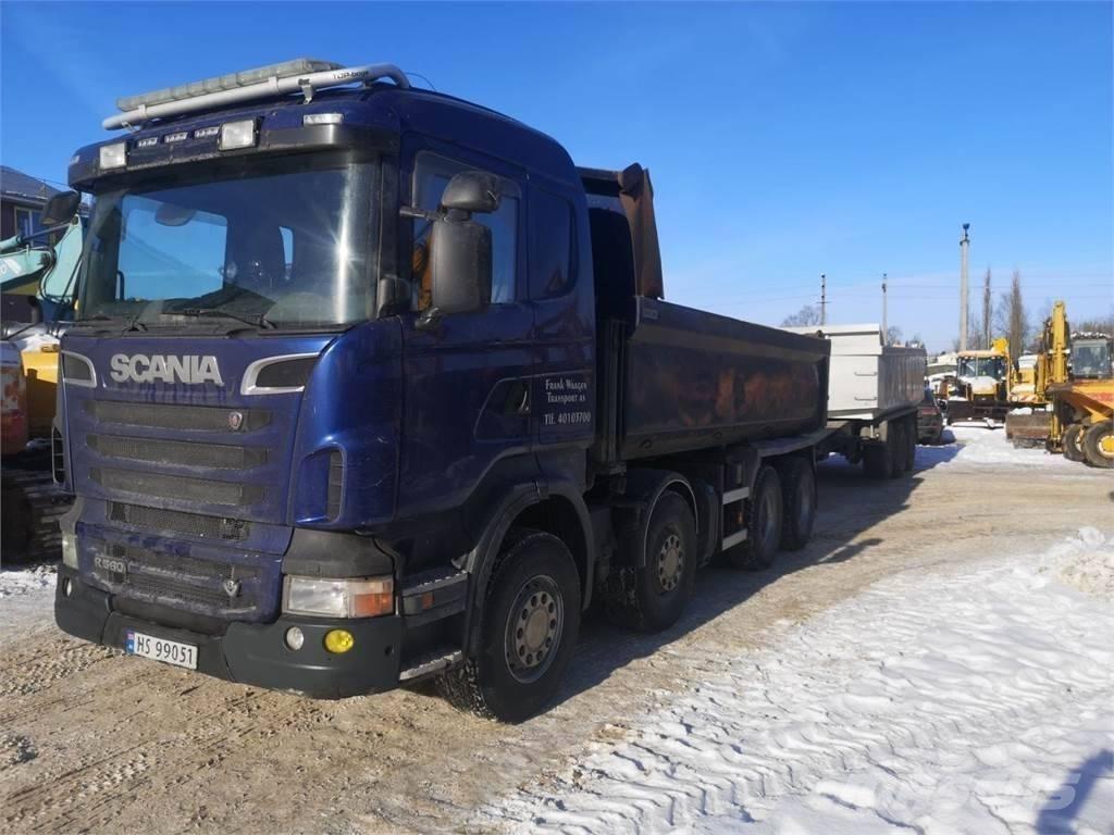 Scania R560 8x4 スキップローダートラック
