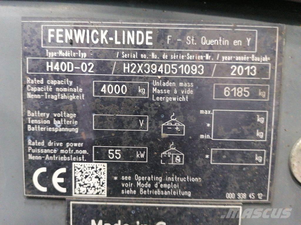 Linde H40D-02 ディーゼル・軽油