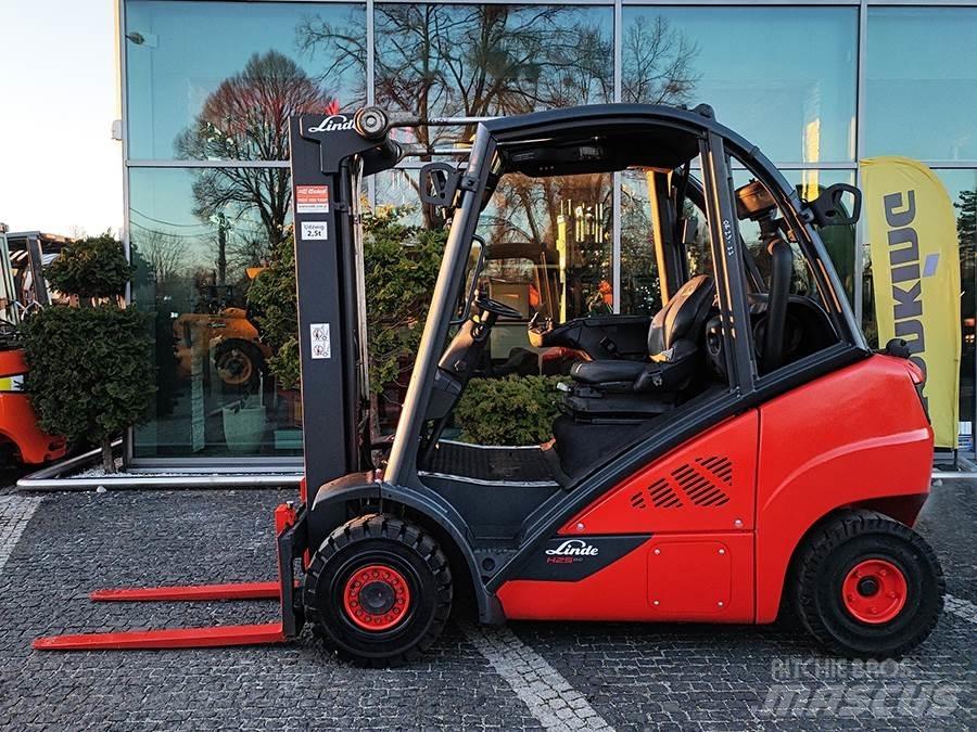 Linde H25T-02 LPGフォークリフト