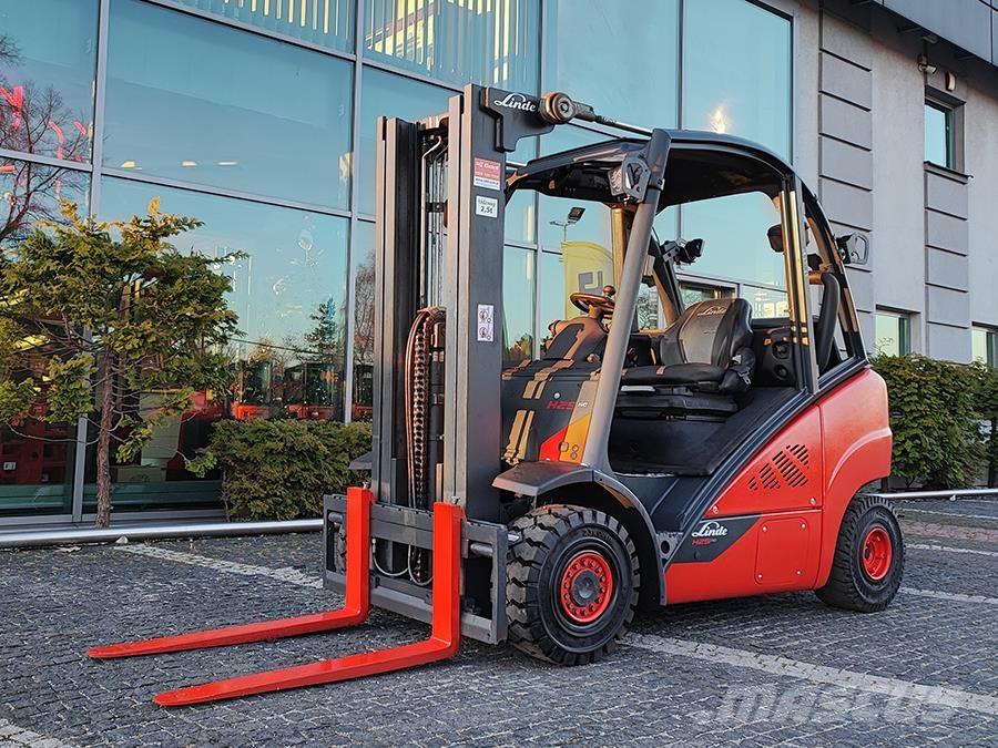 Linde H25T-02 LPGフォークリフト