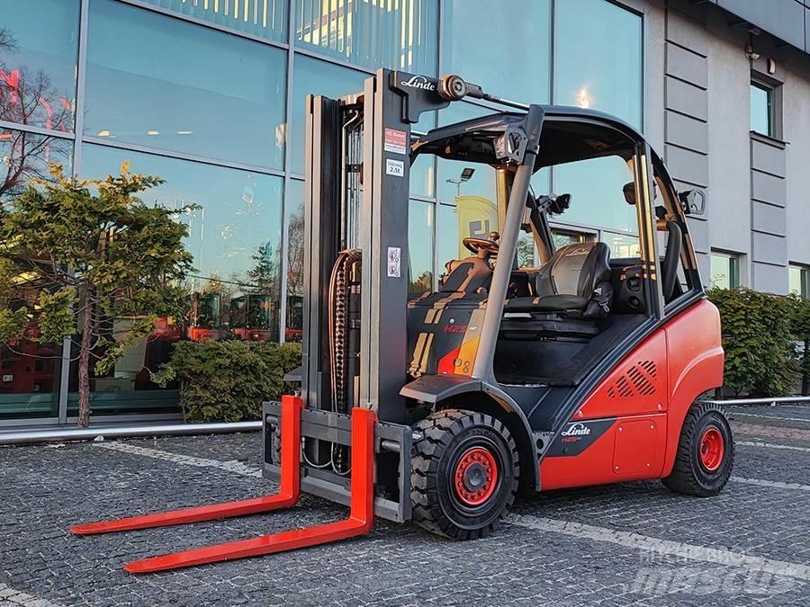 Linde H25T-02 LPGフォークリフト