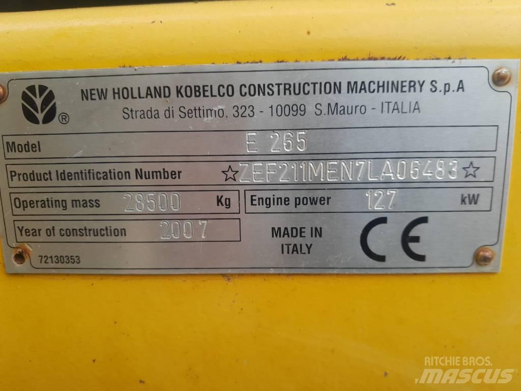New Holland E 265 大型油圧ショベル12t以上（パワーショベル・ユンボ）