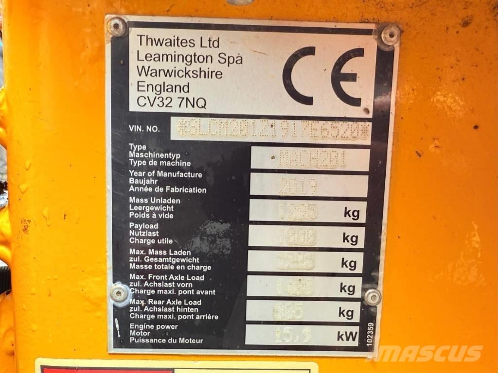 Thwaites Mach 201 サイト　ダンプ