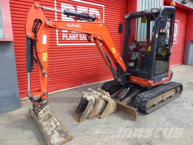 Kubota U 27-4 ミニ油圧ショベル 7t以下（ミニユンボ・ミニディガー）