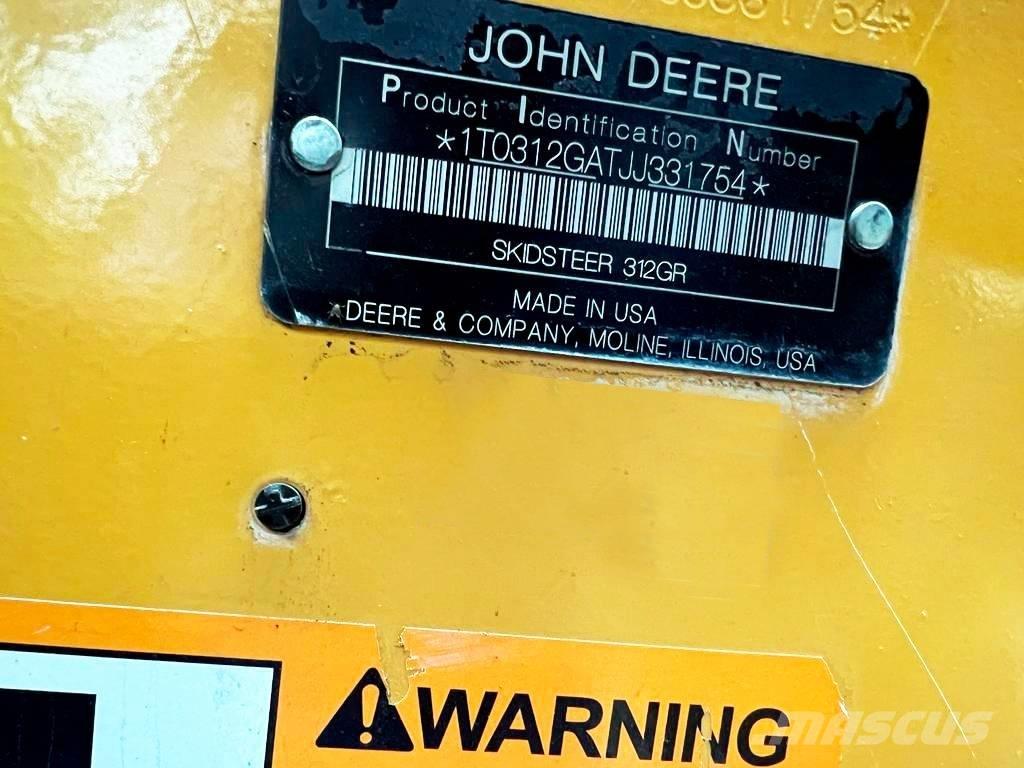 John Deere 312 スキッドステアローダー