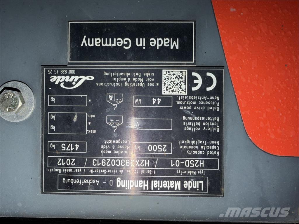 Linde H25D-01 ディーゼル・軽油