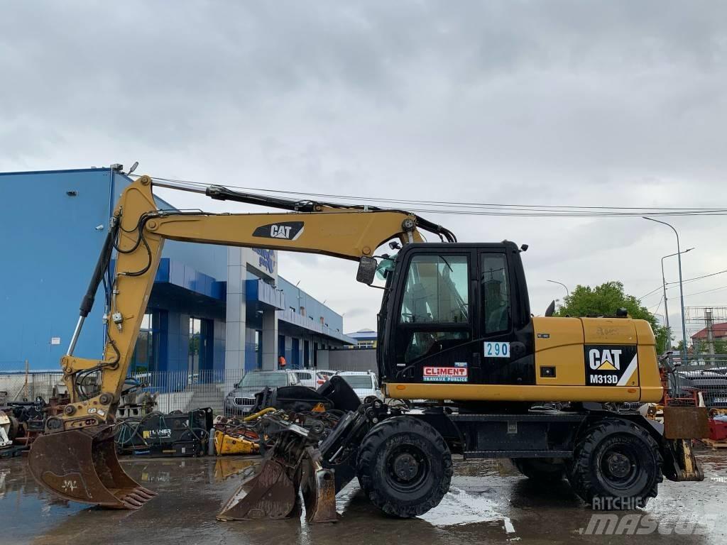 CAT M 313 D ホイール式油圧ショベル（パワーショベル・ユンボ・バックホー）