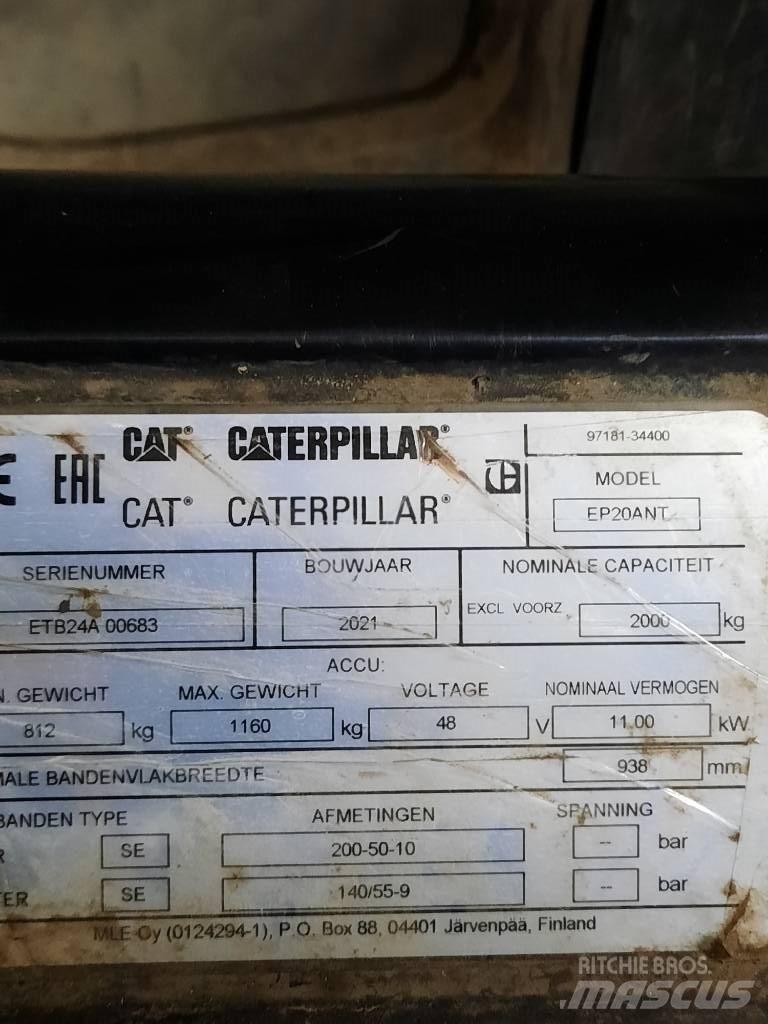CAT EP20ANT バッテリーフォークリフト